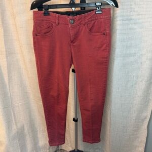 Relativity Women's Rust Red Skinny Jeans